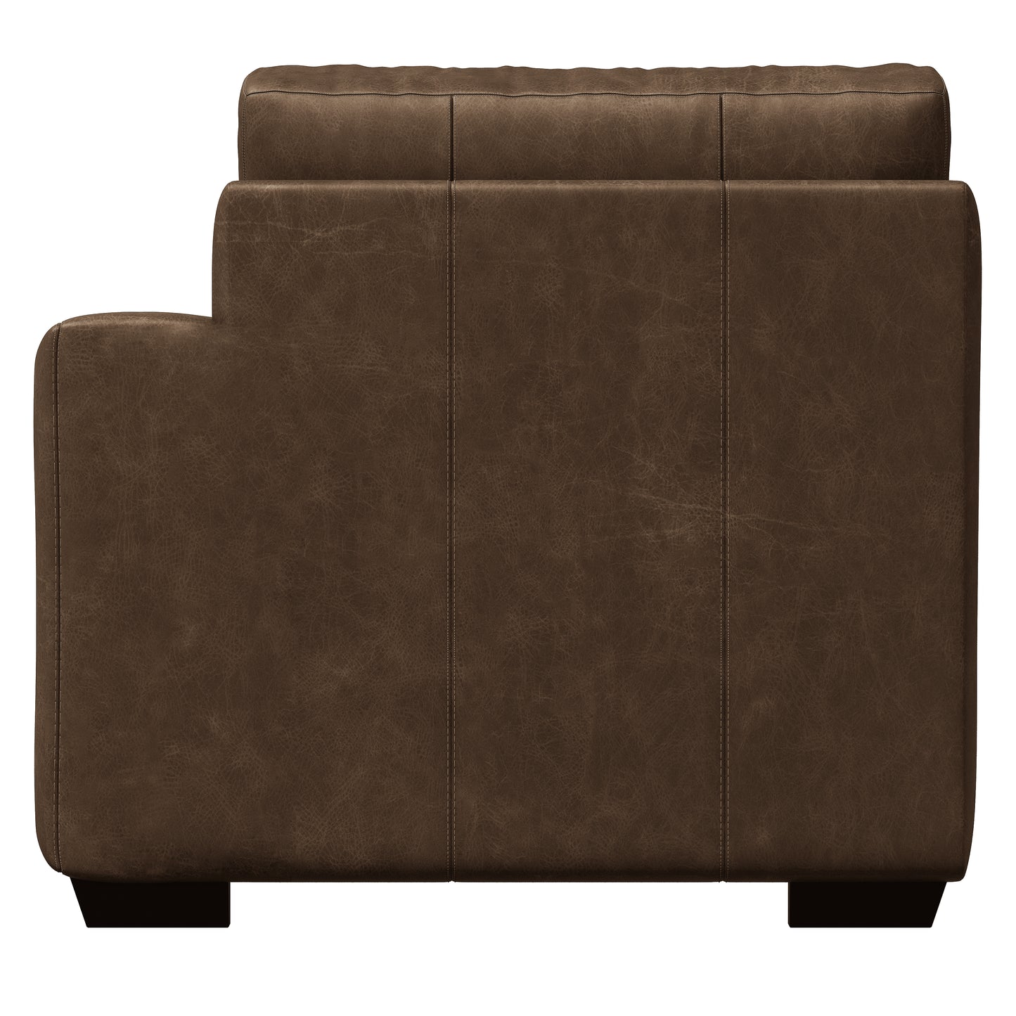 Dawkins Leather Right Arm Chaise