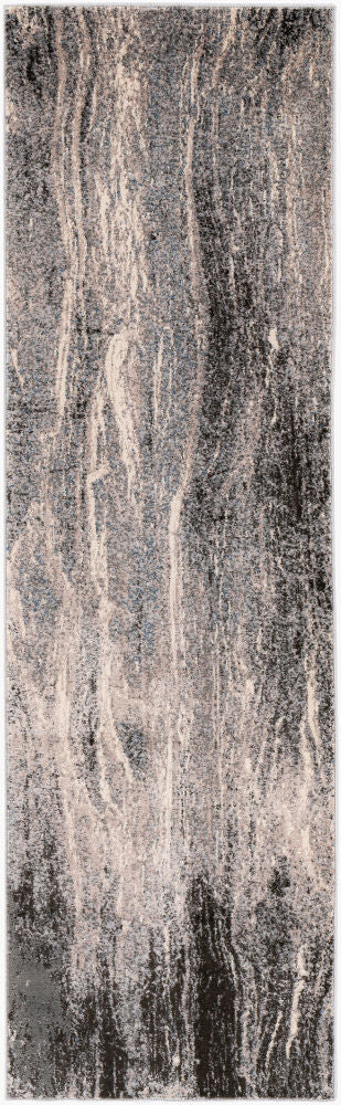 Amadeo Machine Woven Rug — Black/Blue