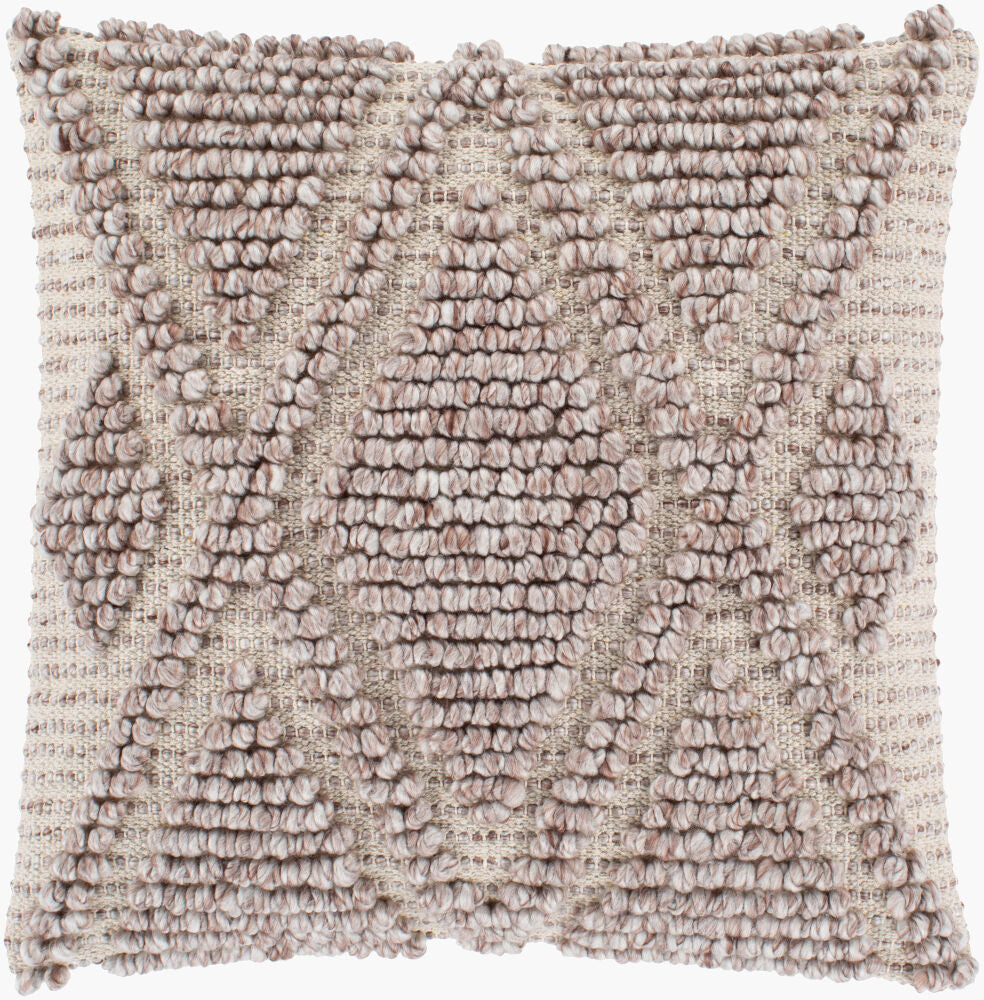 Anders Accent Pillow — Light Beige/Taupe Livabliss Throw Pillow