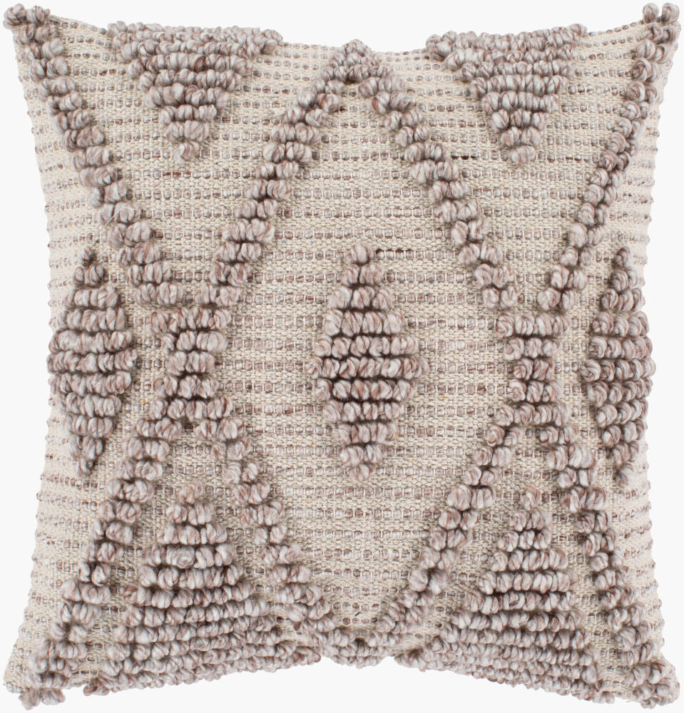 Anders Accent Pillow — Light Beige/Taupe Livabliss Throw Pillow