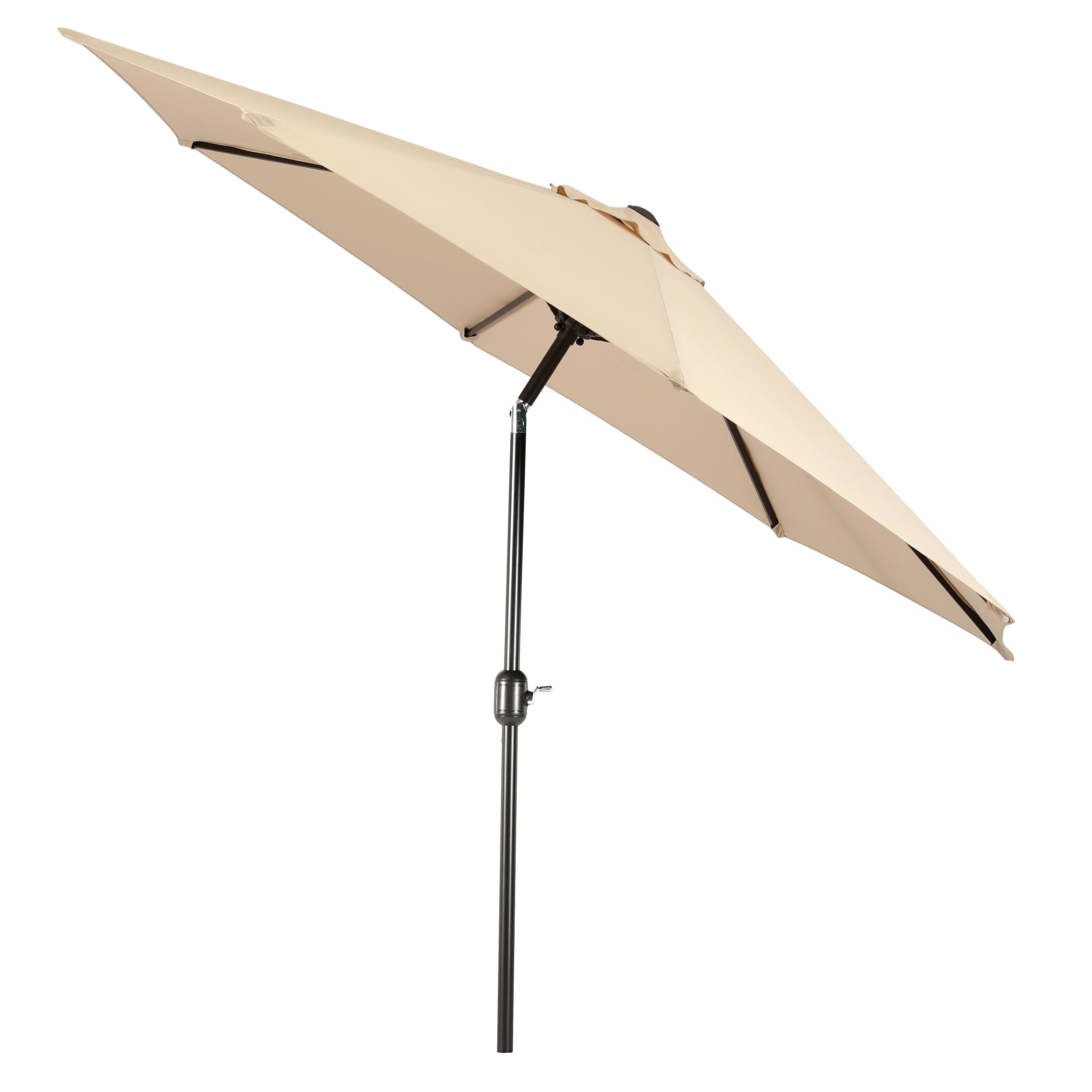 Kona 9 ft. Umbrella with Tilt and Crank Beige Seahawk Designs Patio Umbrellas