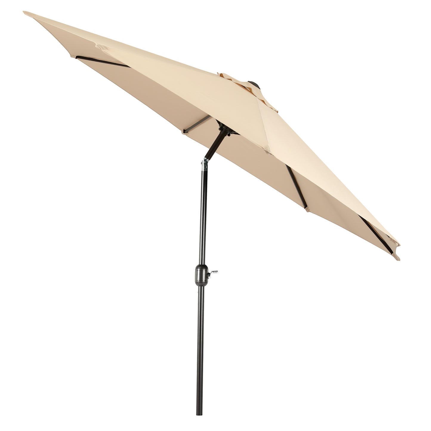 Kona 9 ft. Umbrella with Tilt and Crank Beige Seahawk Designs Patio Umbrellas