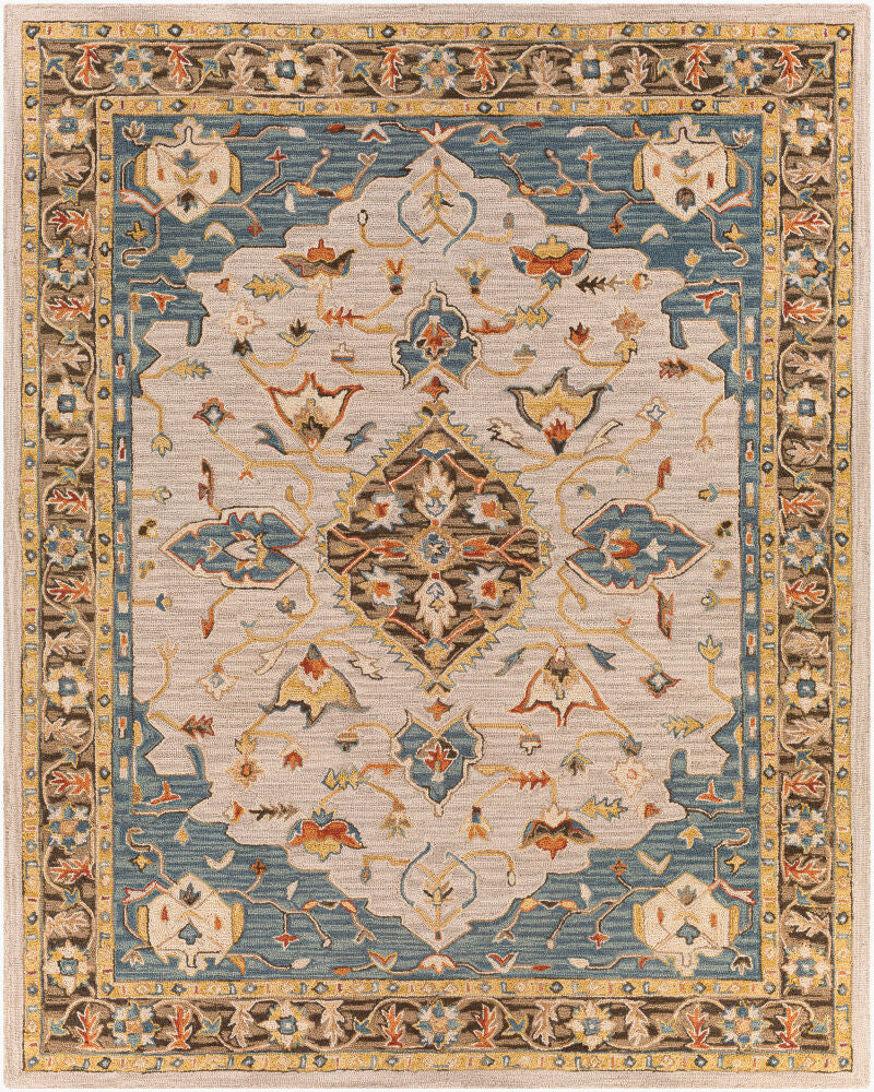Artemis Handmade Rug — Brown/Burnt Orange