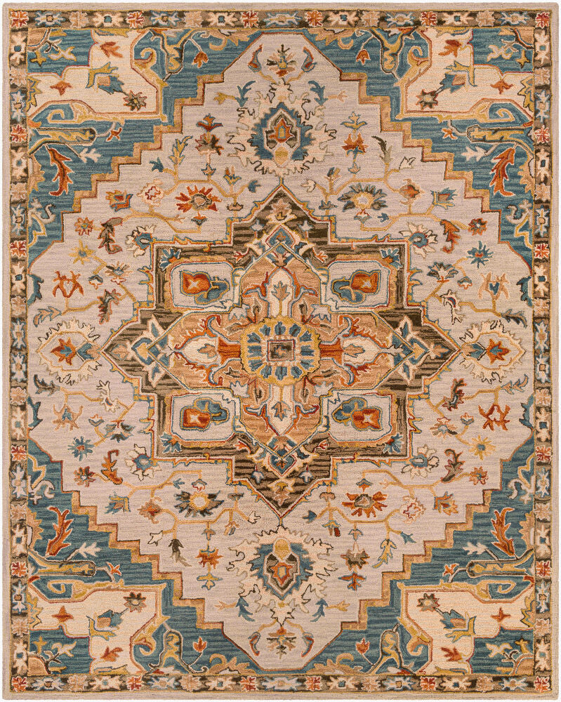 Artemis Handmade Rug — Black/Blue