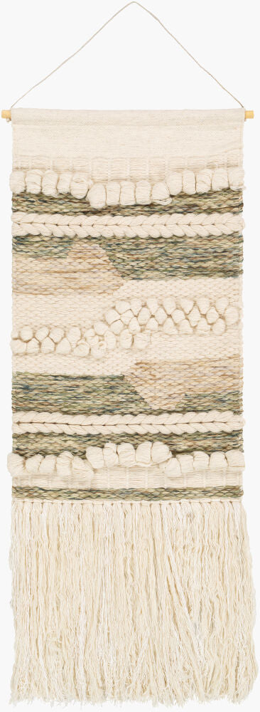 Artifice Wall Hanging — Cream/Deep Teal