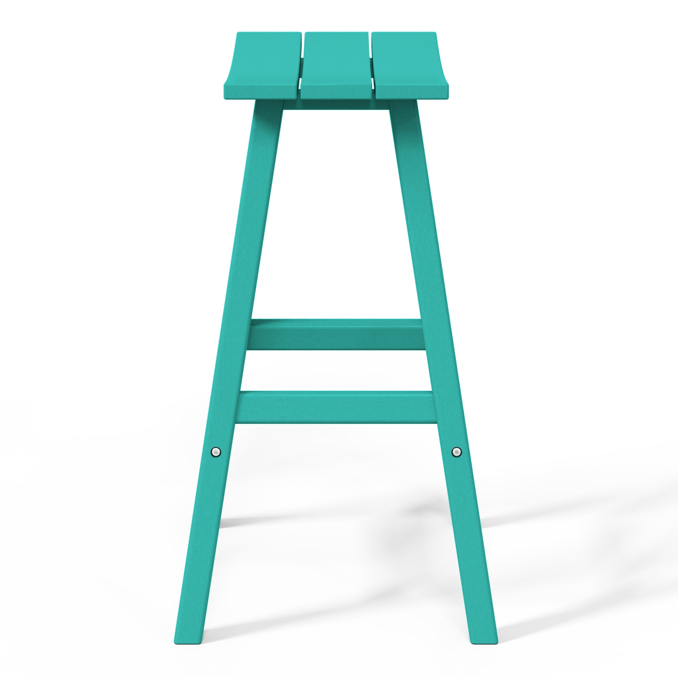 Stockholm All-Weather Outdoor Saddle Bar Stool (29" Height) Seahawk Designs Patio Bar & Counter Stools