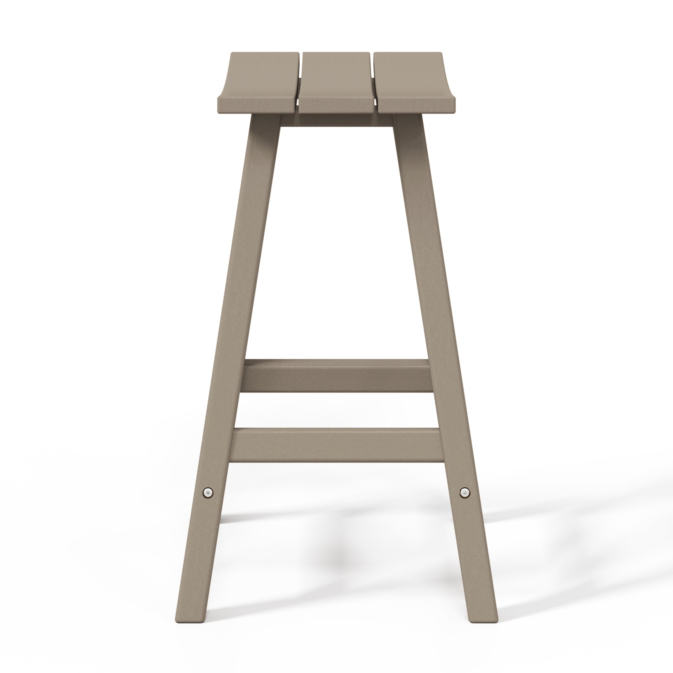 Stockholm All-Weather Outdoor Saddle Counter Stool (24" Height) Seahawk Designs Patio Bar & Counter Stools