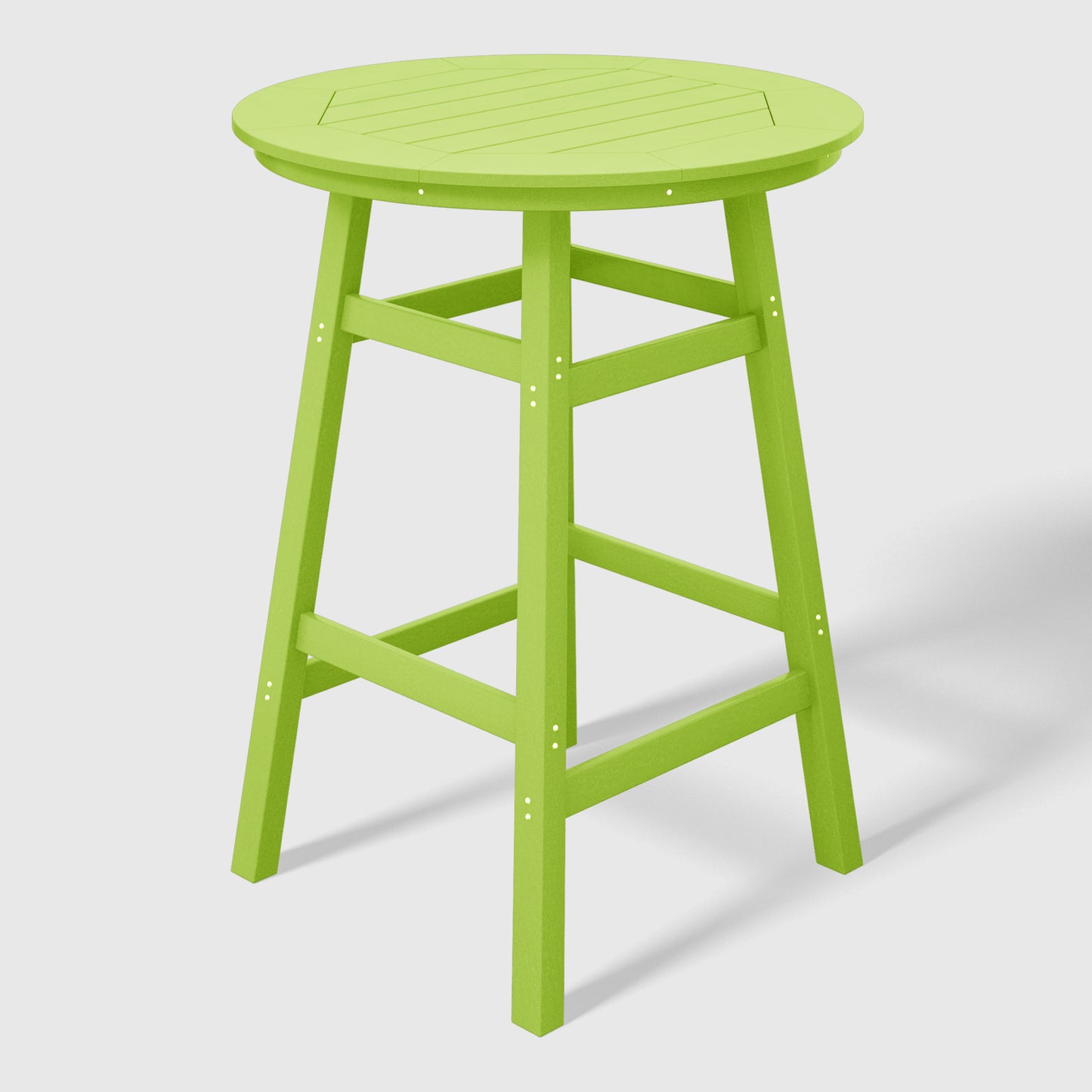 Stockholm All-Weather Outdoor 35" Round Bar Table (42" Height) Lime Seahawk Designs Patio Bar Tables