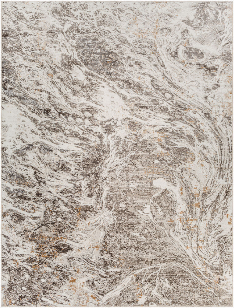 Allegro Plus Machine Woven Rug — Amber/Charcoal