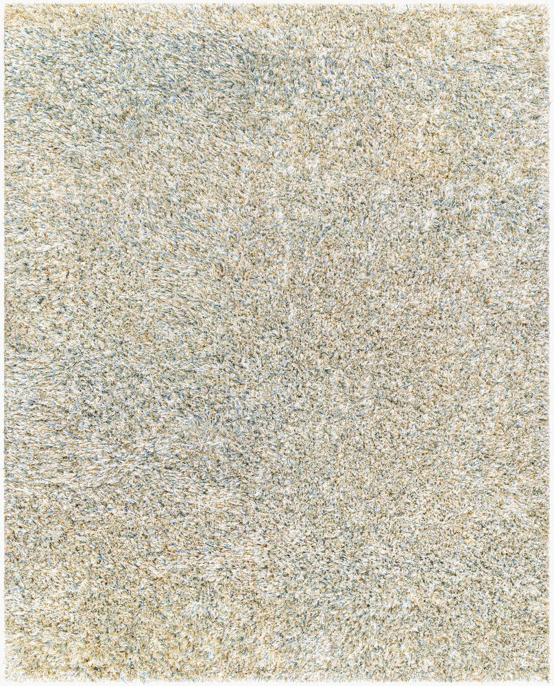 Anaheim Handmade Rug — Ice Blue/Mustard