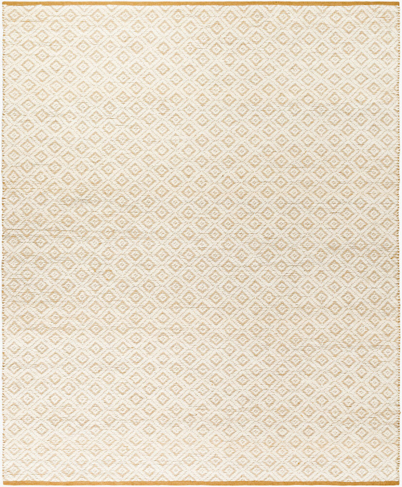 Ahlat Handmade Rug — Cream/Mustard