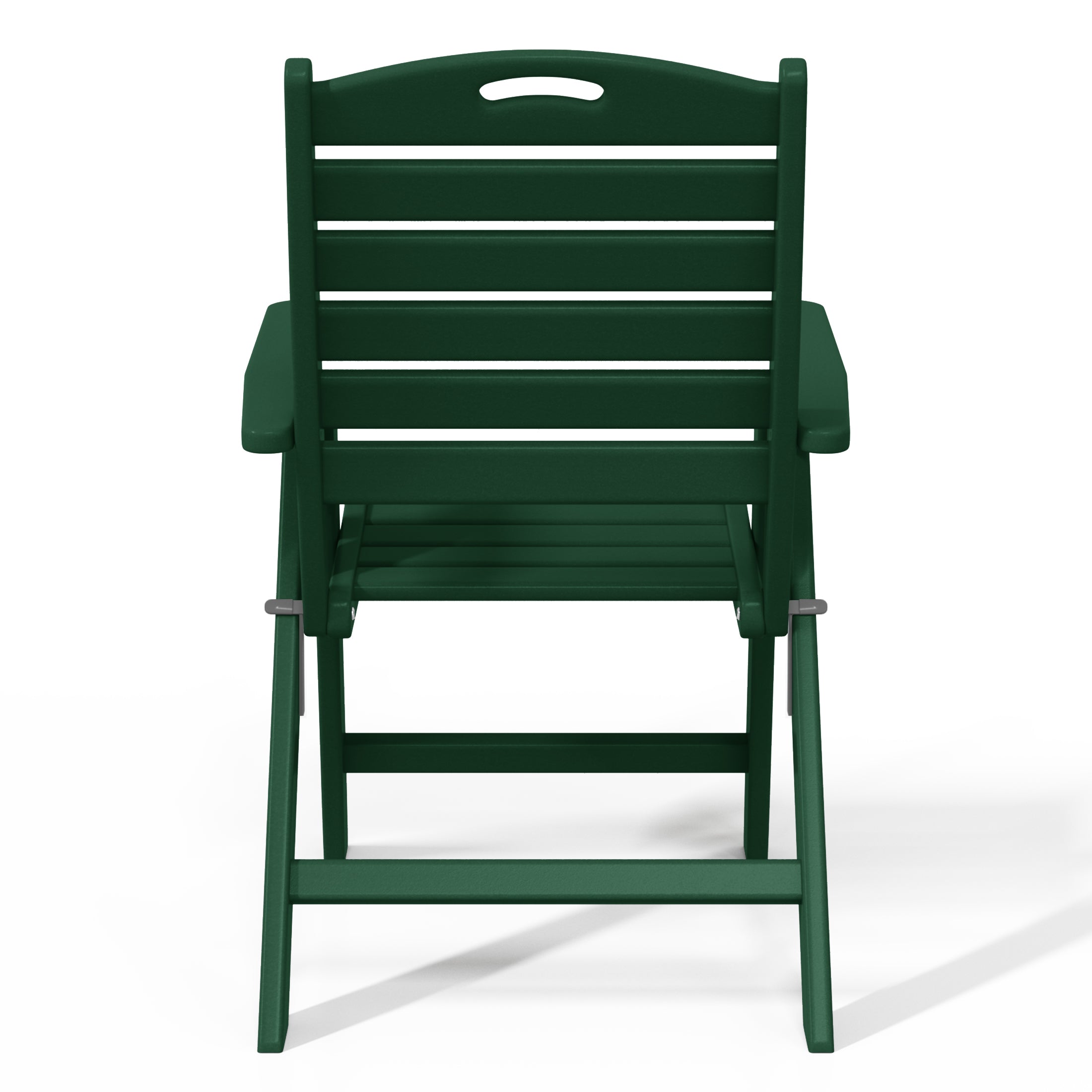 Aarhus All-Weather Outdoor Patio Folding Tall Back Dining Chair (38" High) Seahawk Designs Patio Dining Chairs