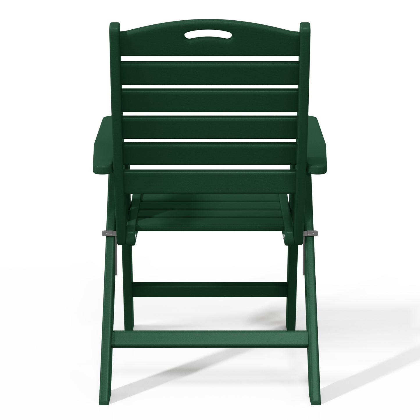 Aarhus All-Weather Outdoor Patio Folding Tall Back Dining Chair (38" High) Seahawk Designs Patio Dining Chairs