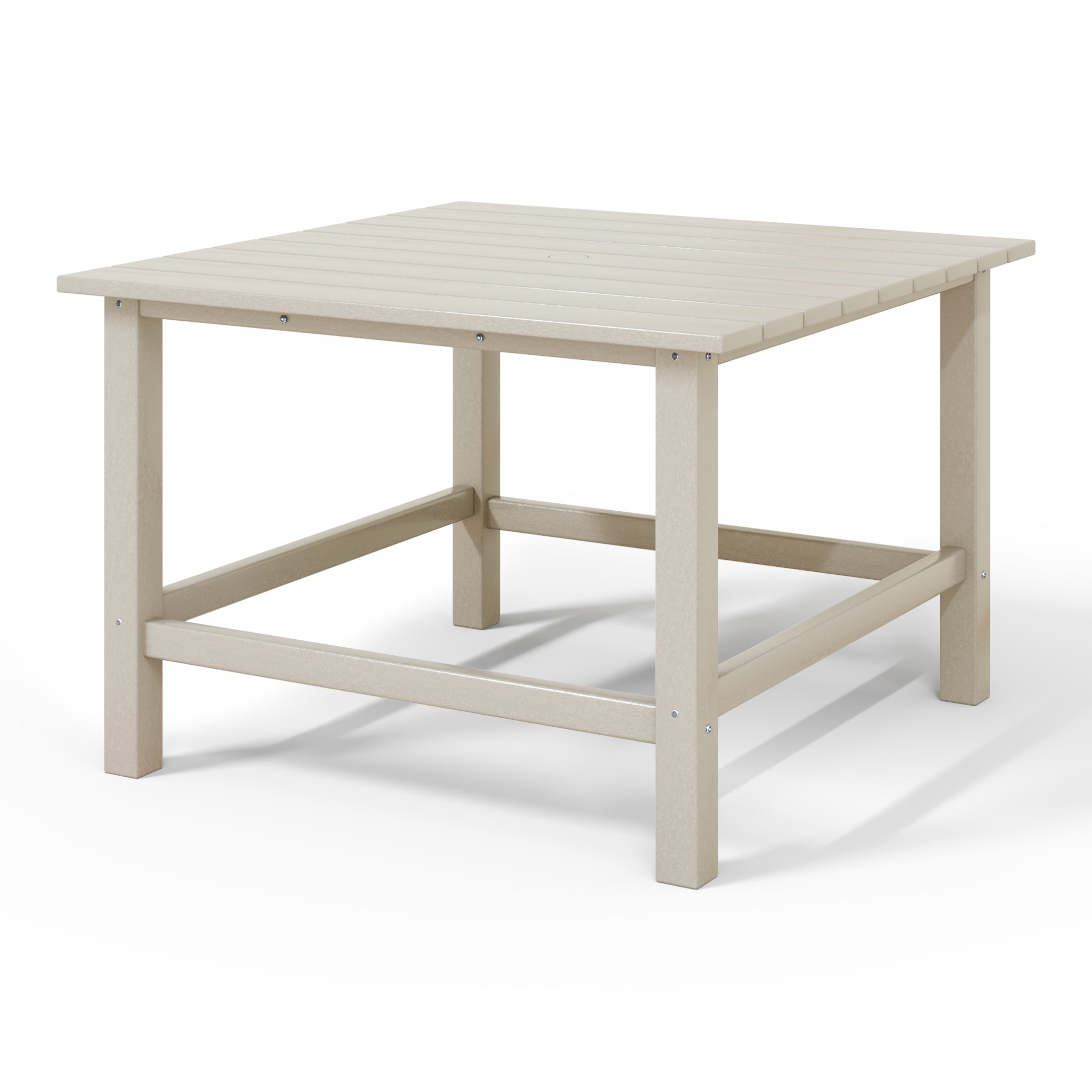 Tiny Terraces Kids' All-Weather Outdoor Square Dining Table (31" Top) Seahawk Designs Kids Patio Dining Tables