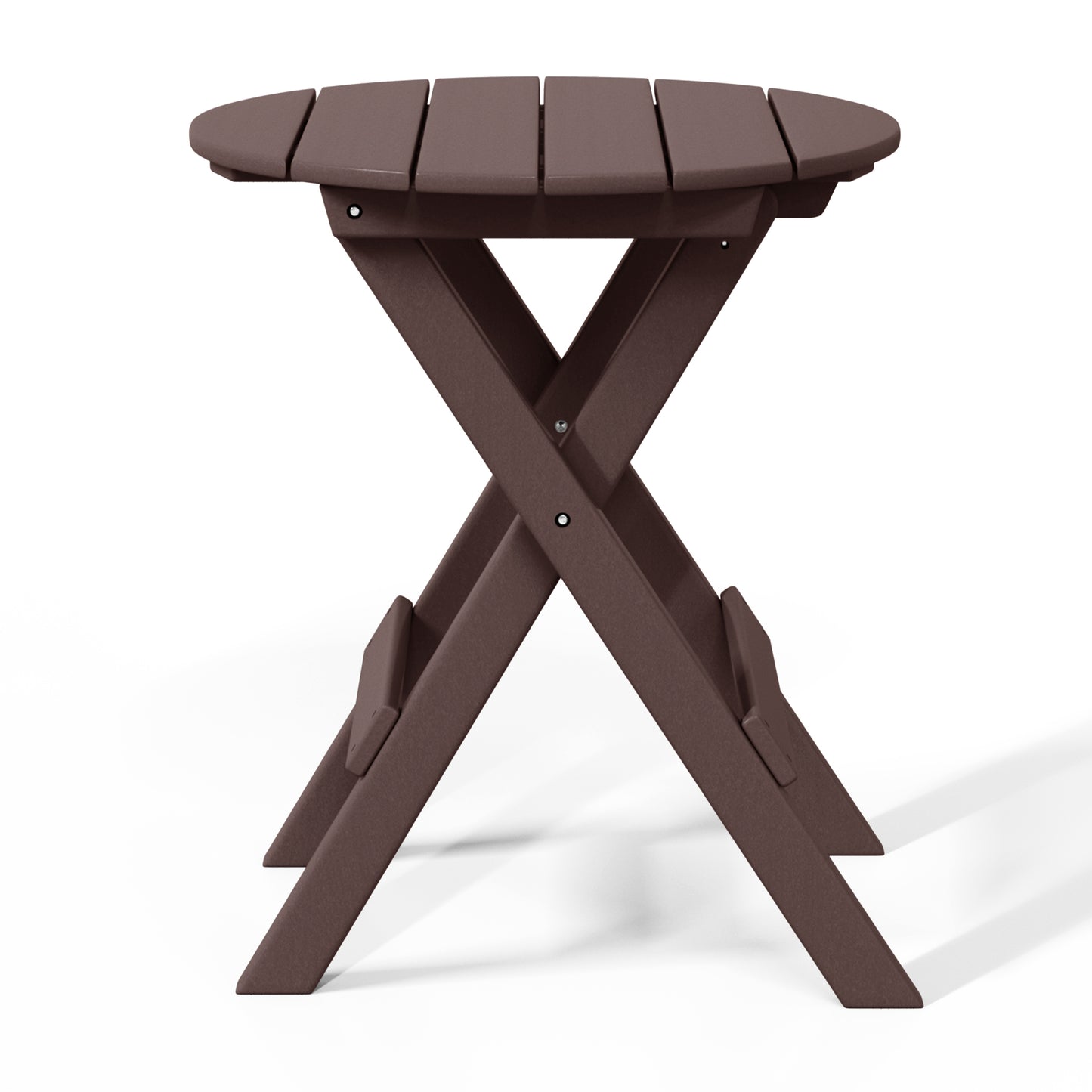 Tuscany All-Weather Outdoor Patio Round Folding Dining Table (24" Top) Seahawk Designs Patio Dining Tables
