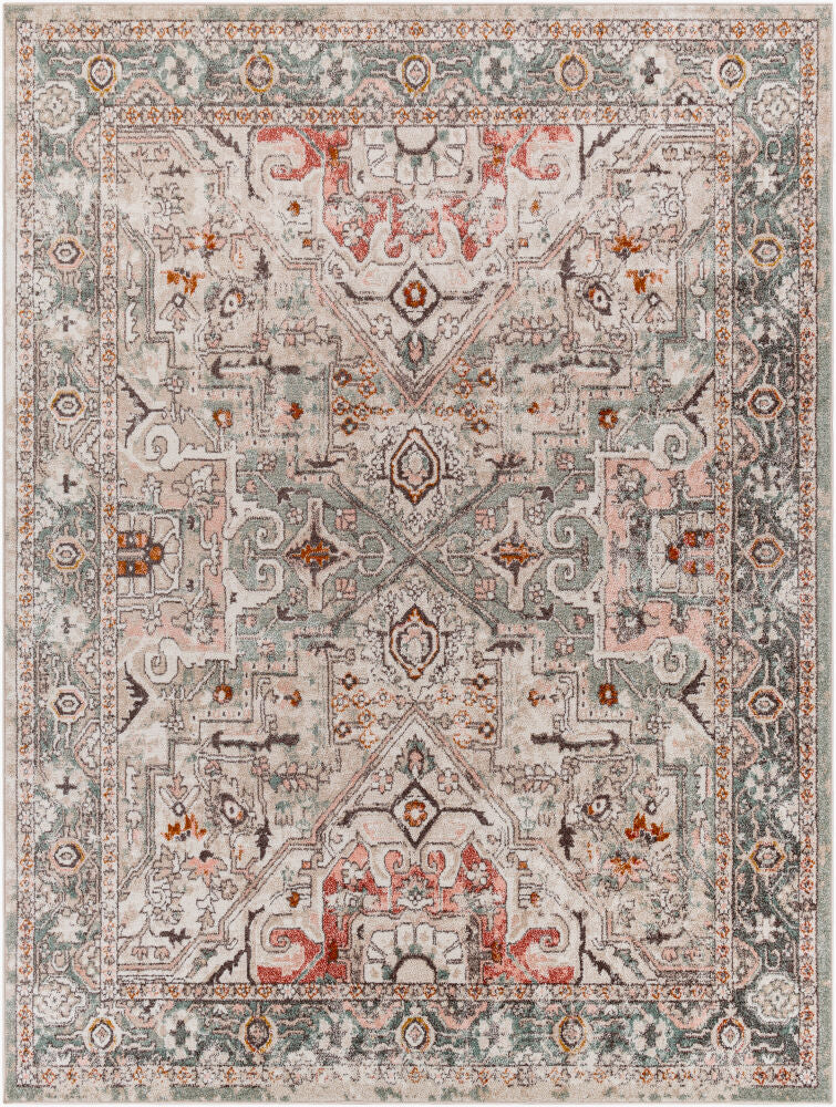 Ankara Machine Woven Rug — Camel/Charcoal