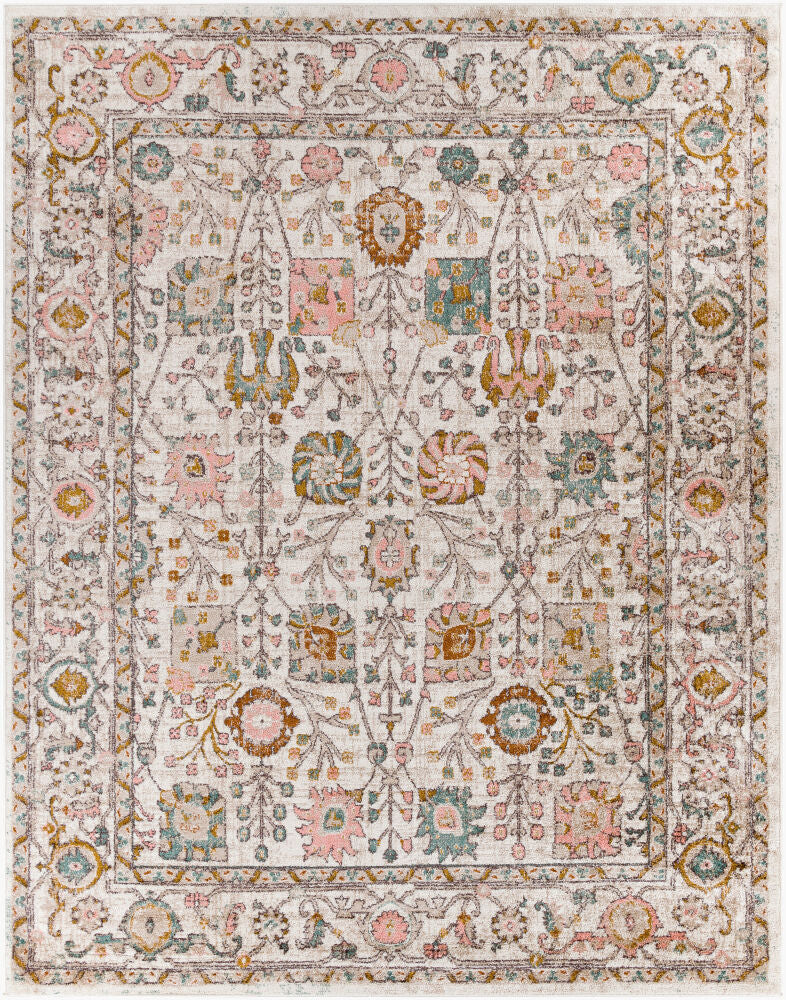 Ankara Machine Woven Rug — Camel/Charcoal