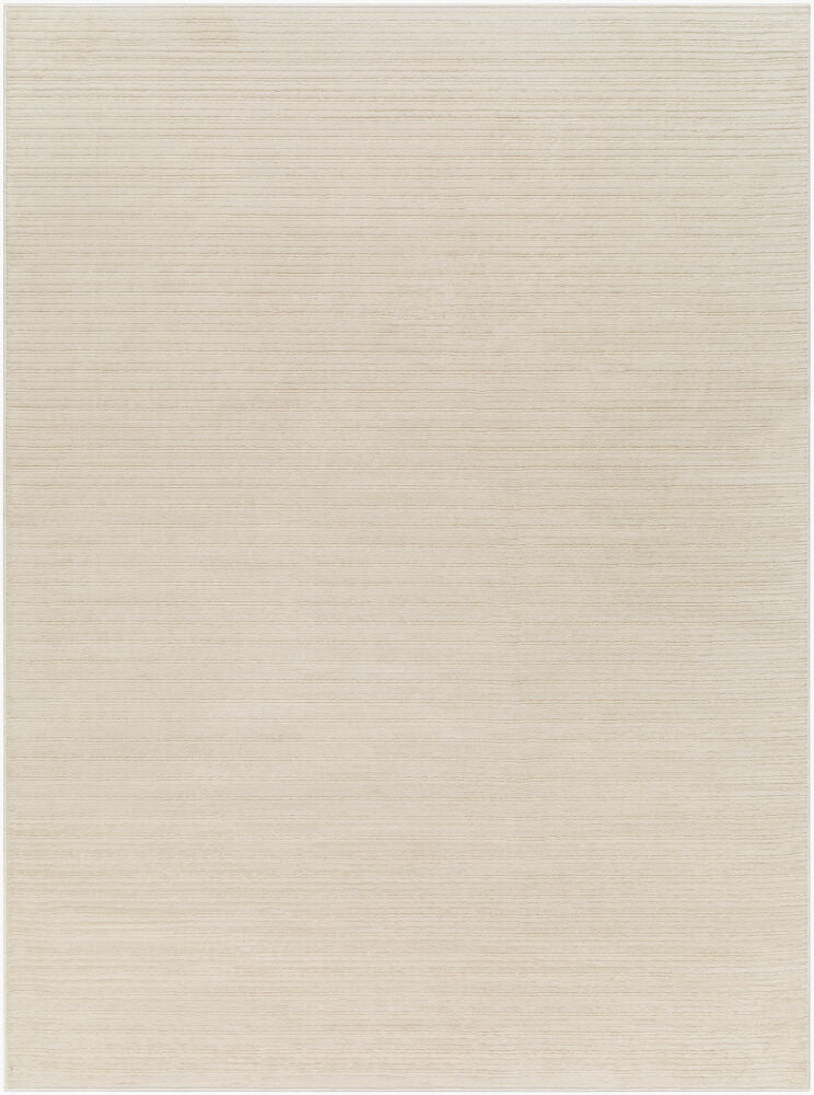 Alder Machine Woven Rug — Cream/Ivory