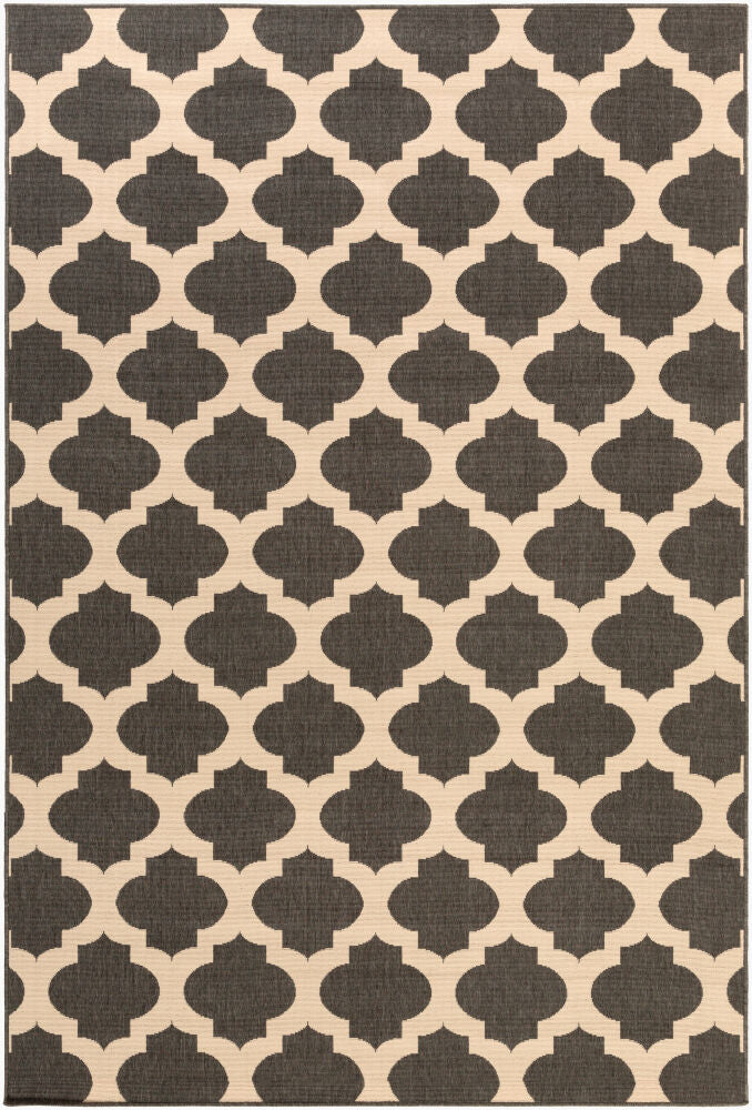 Alfresco Machine Woven Rug — Beige/Black