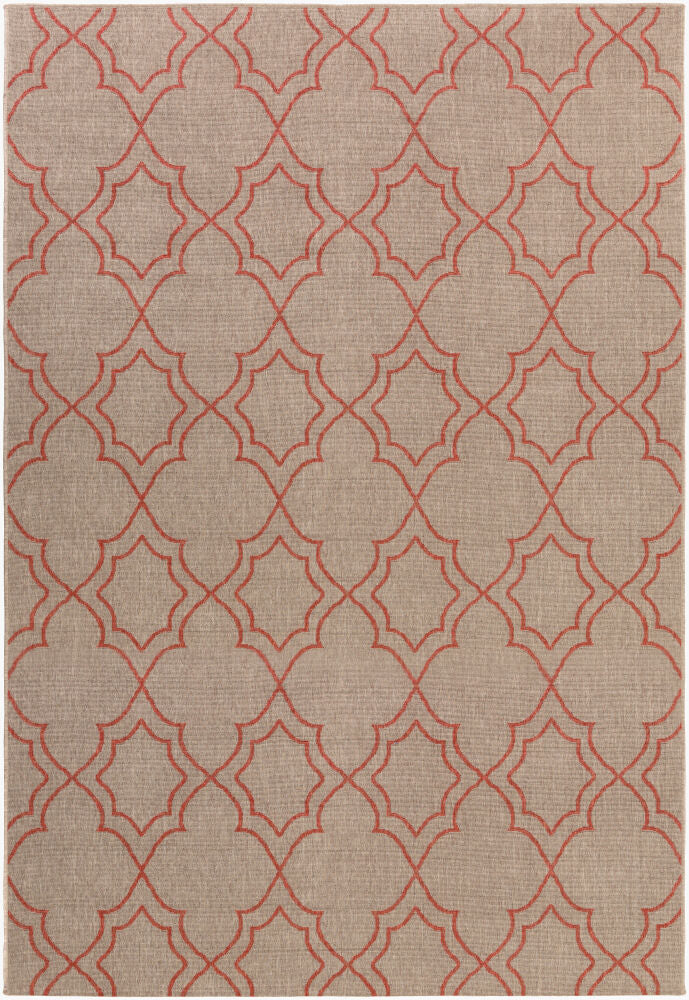 Alfresco Machine Woven Rug — Brown/Rust Livabliss Runner Rug