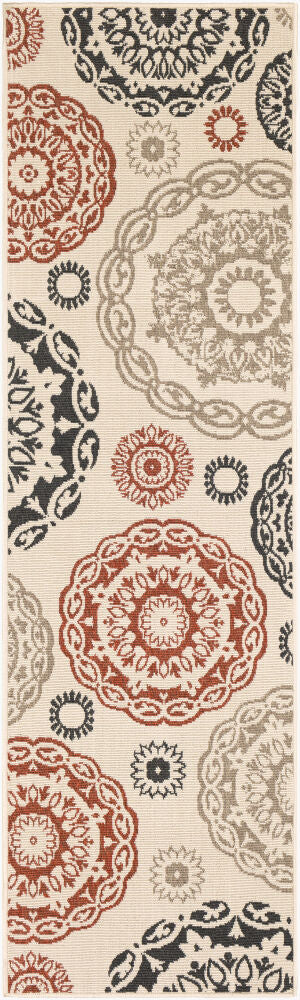 Alfresco Machine Woven Rug — Beige/Black