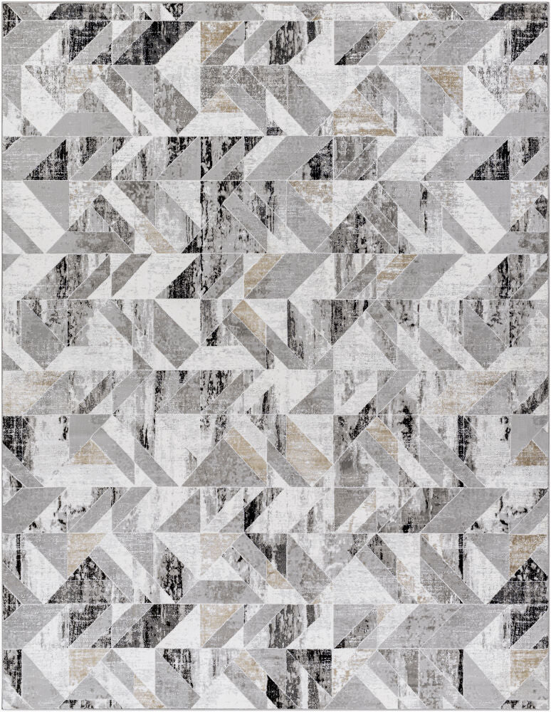 Allegro Machine Woven Rug — Black/Charcoal