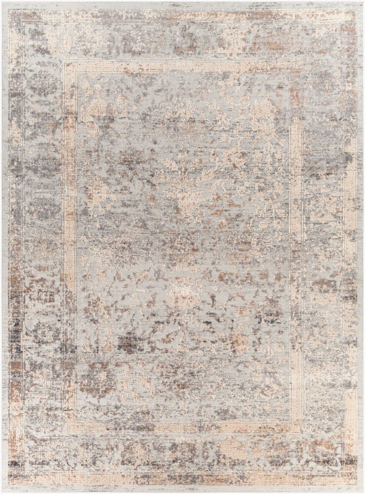 Alpine Machine Woven Rug — Charcoal/Gray
