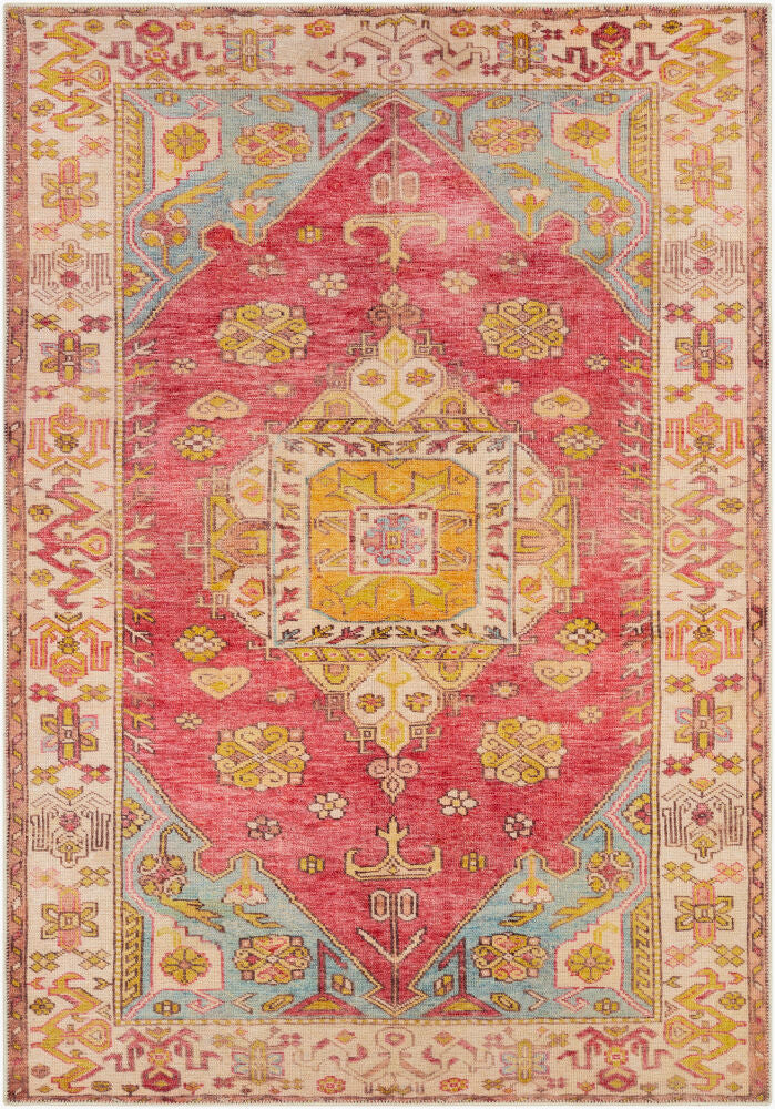 Amelie Machine Woven Rug — Charcoal/Denim Livabliss Area Rug