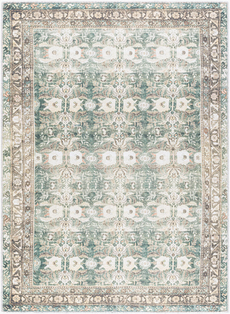 Amelie Machine Woven Rug — Black/Cream Livabliss Area Rug