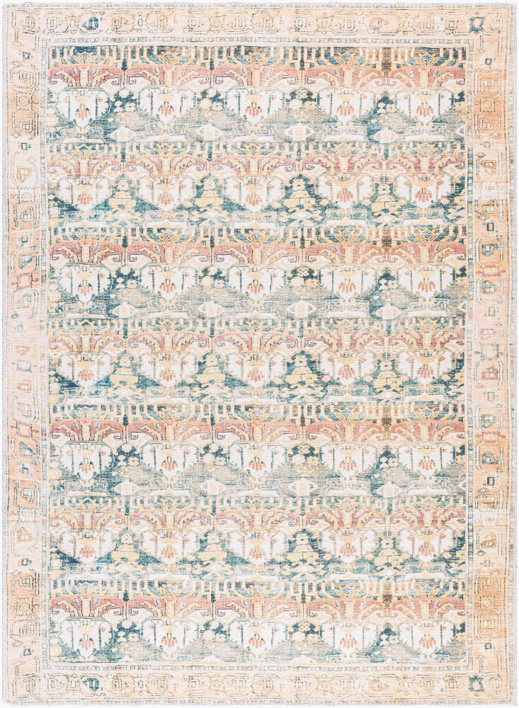 Amelie Machine Woven Rug — Camel/Cream Livabliss Area Rug
