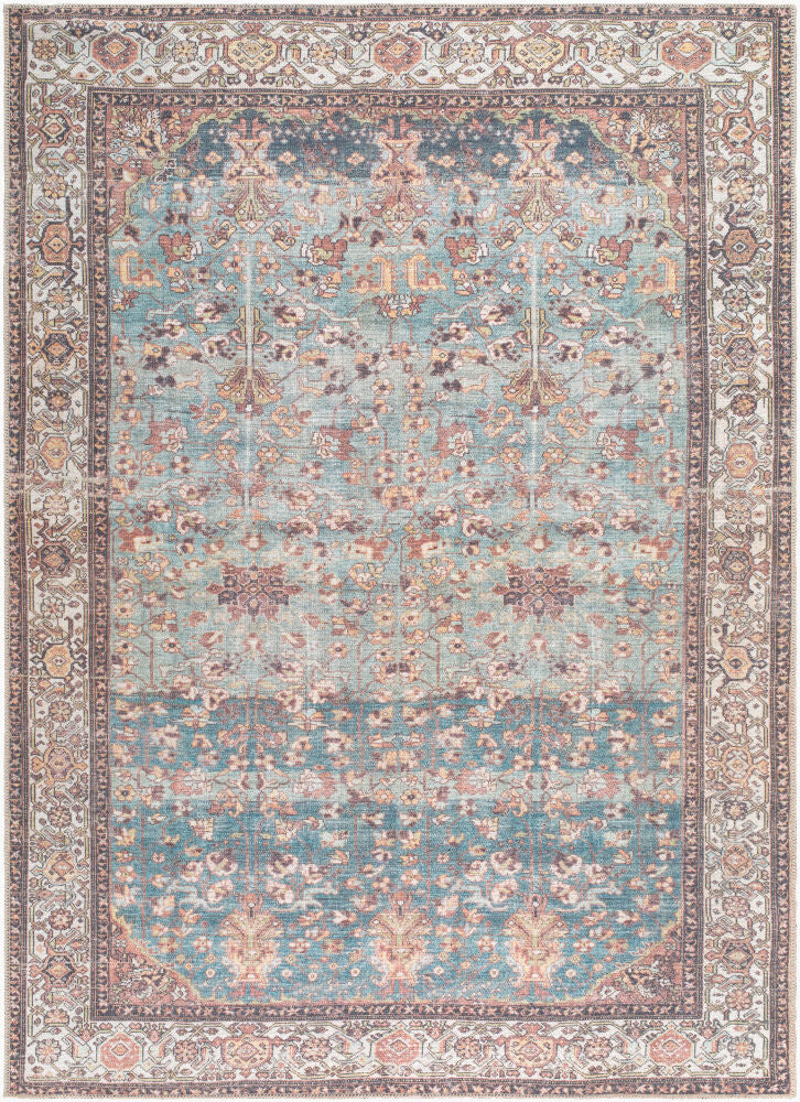 Amelie Machine Woven Rug — Black/Brown Livabliss Area Rug