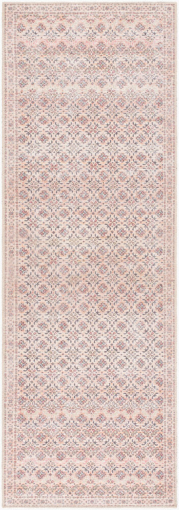 Amelie Machine Woven Rug — Beige/Black