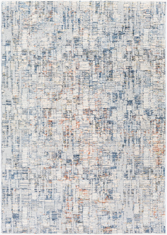 Amore Machine Woven Rug — Cream/Denim Livabliss Runner Rug
