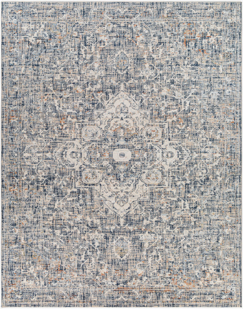 Amore Machine Woven Rug — Beige/Charcoal Livabliss Area Rug