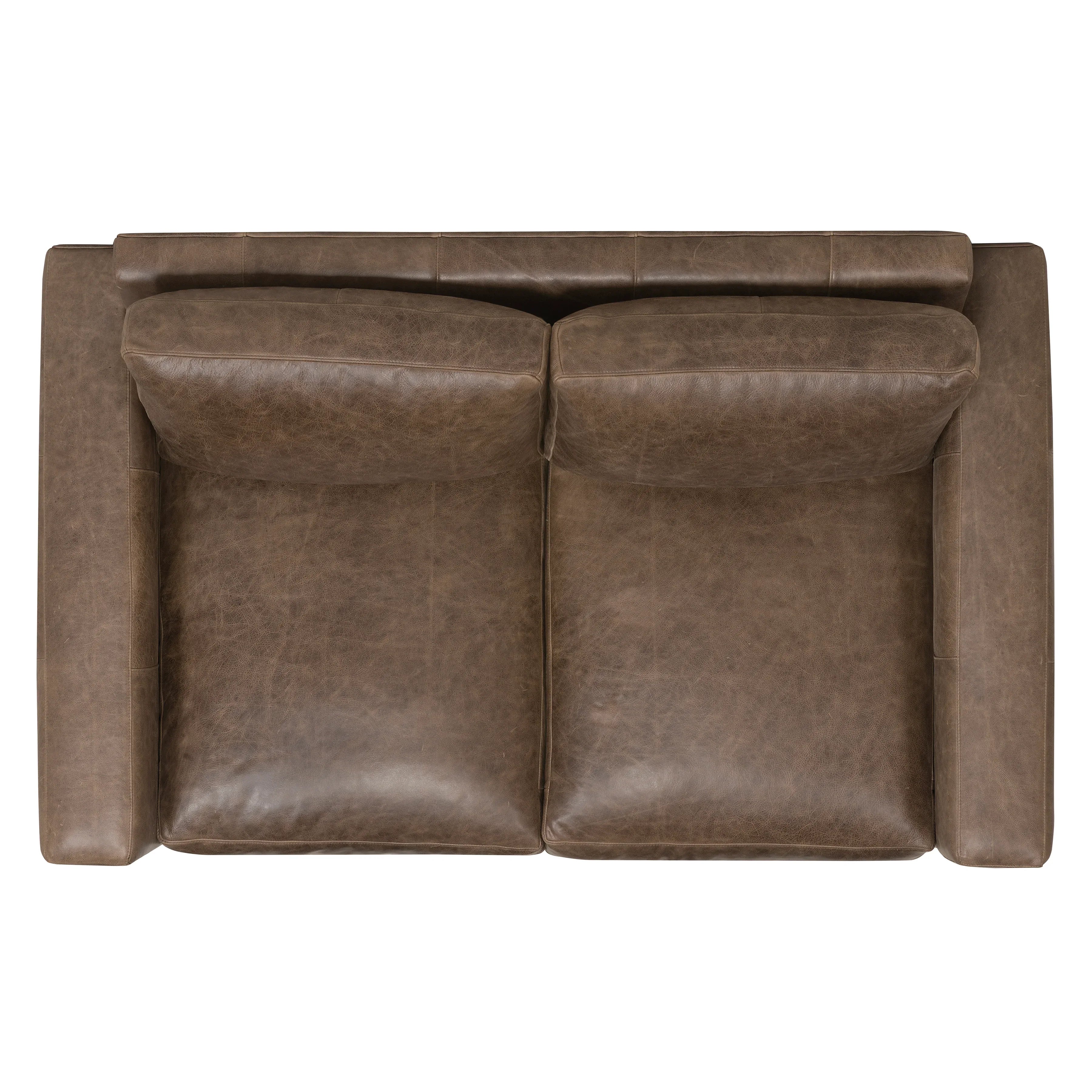 Dawkins Leather Loveseat Bernhardt Living