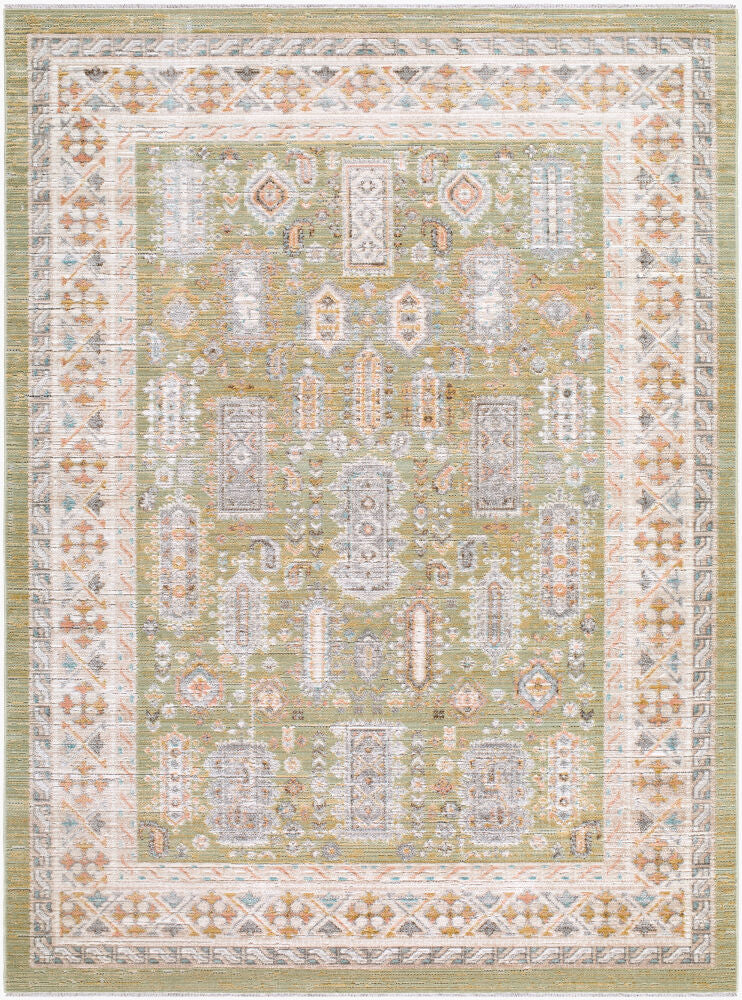 Amir Machine Woven Rug — Beige/Cream Livabliss Area Rug