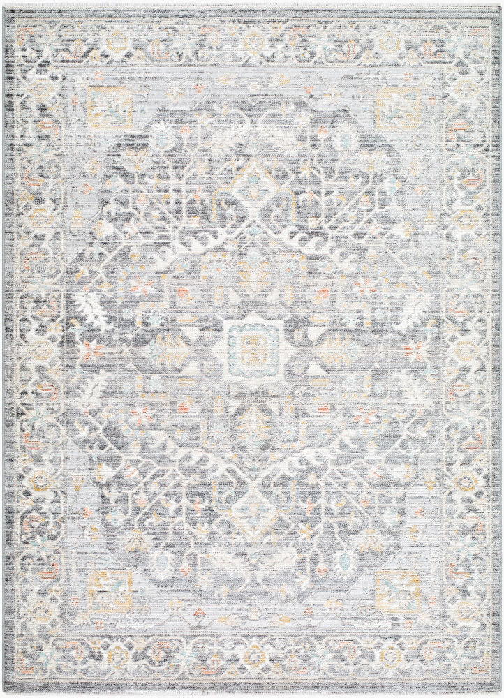 Amir Machine Woven Rug — Beige/Cream Livabliss Area Rug