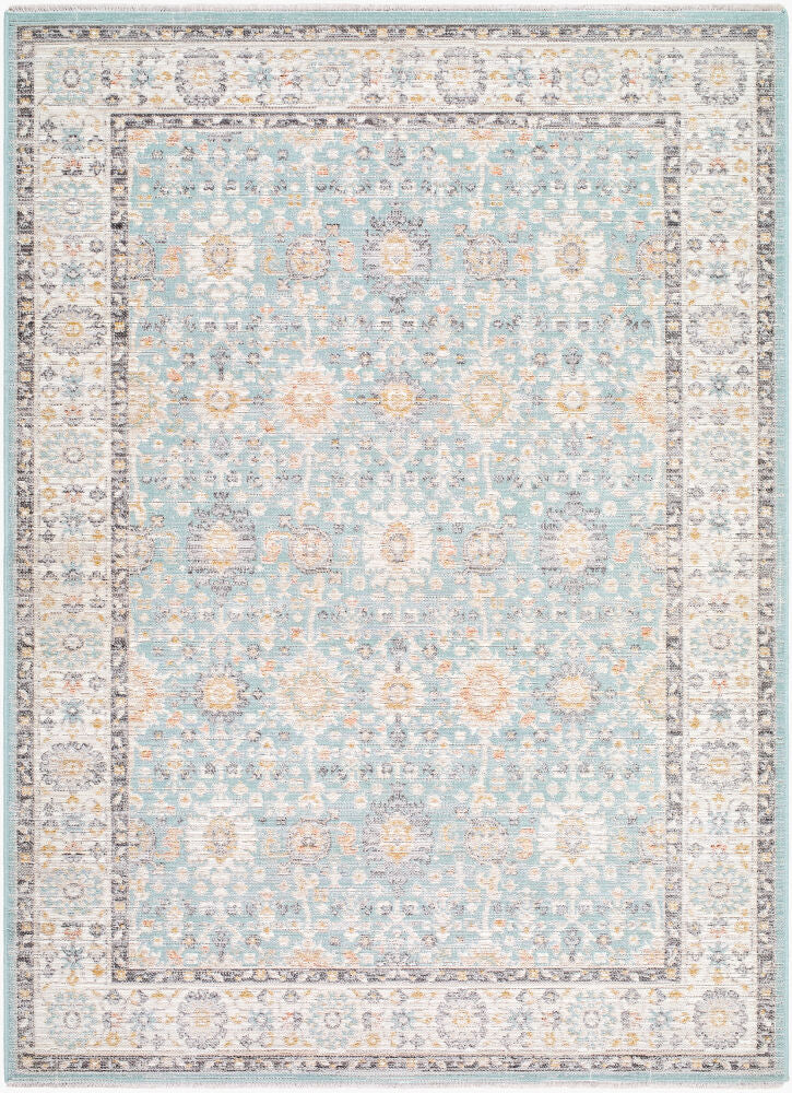 Amir Machine Woven Rug — Beige/Cream Livabliss Area Rug