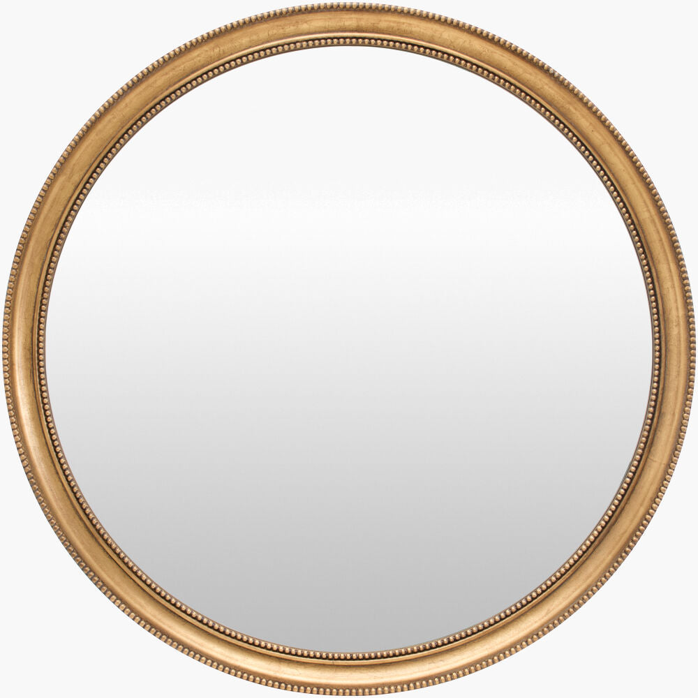 Nalanda Accent Mirror — Gold Livabliss Wall Mirror