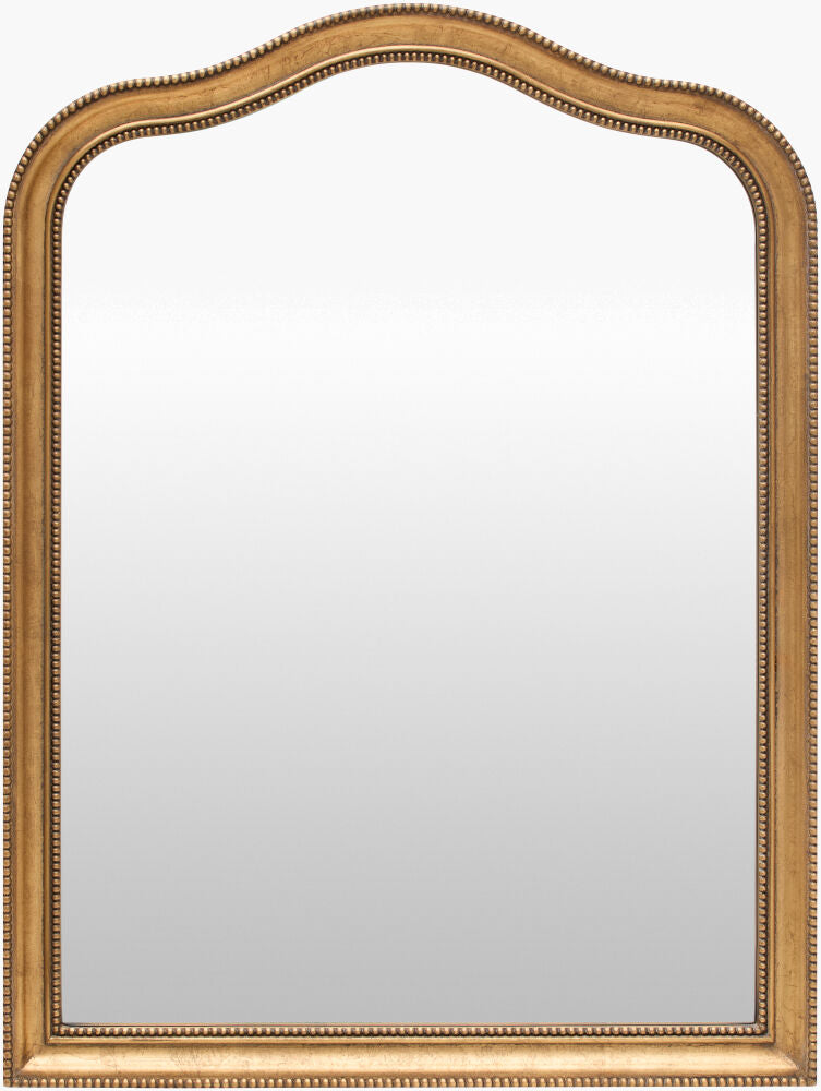 Nalanda Mantel Mirror — Gold Livabliss Wall Mirror