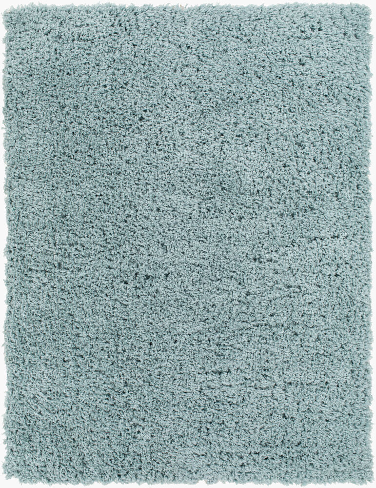 Angora Machine Woven Rug — Ice Blue Livabliss Area Rug