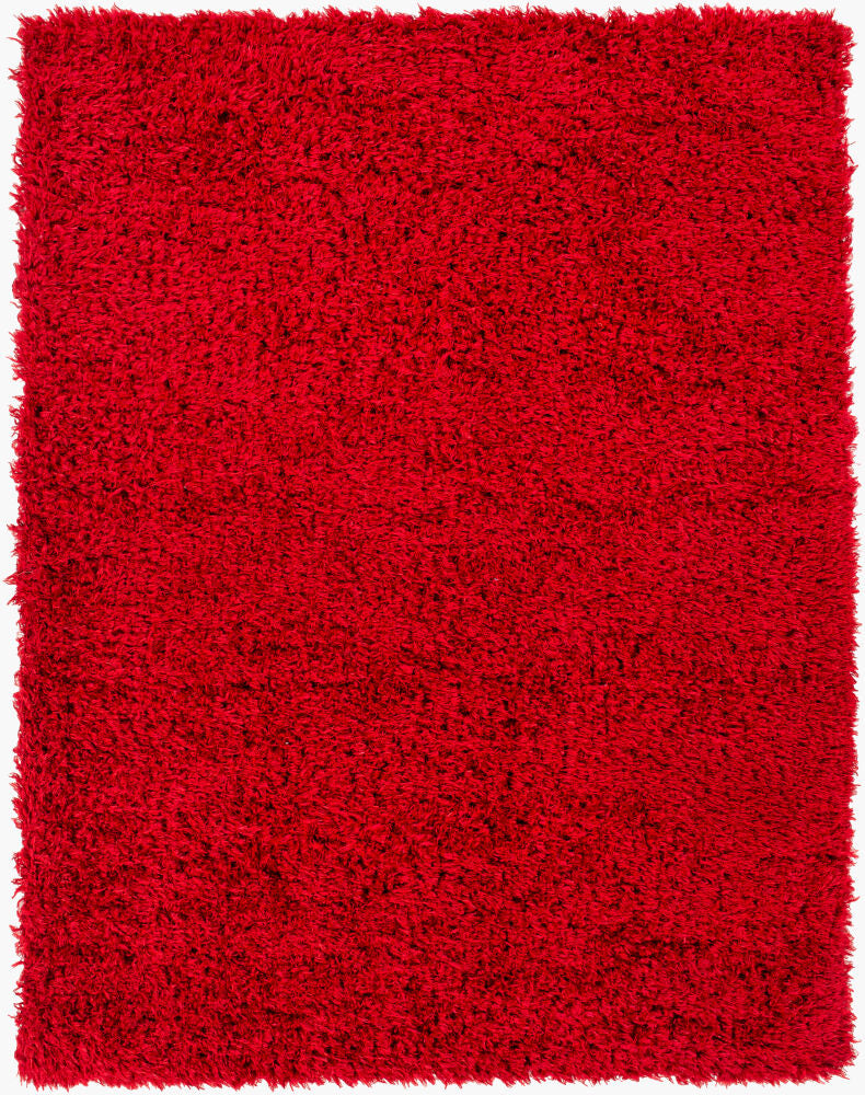 Angora Machine Woven Rug — Red Livabliss Area Rug