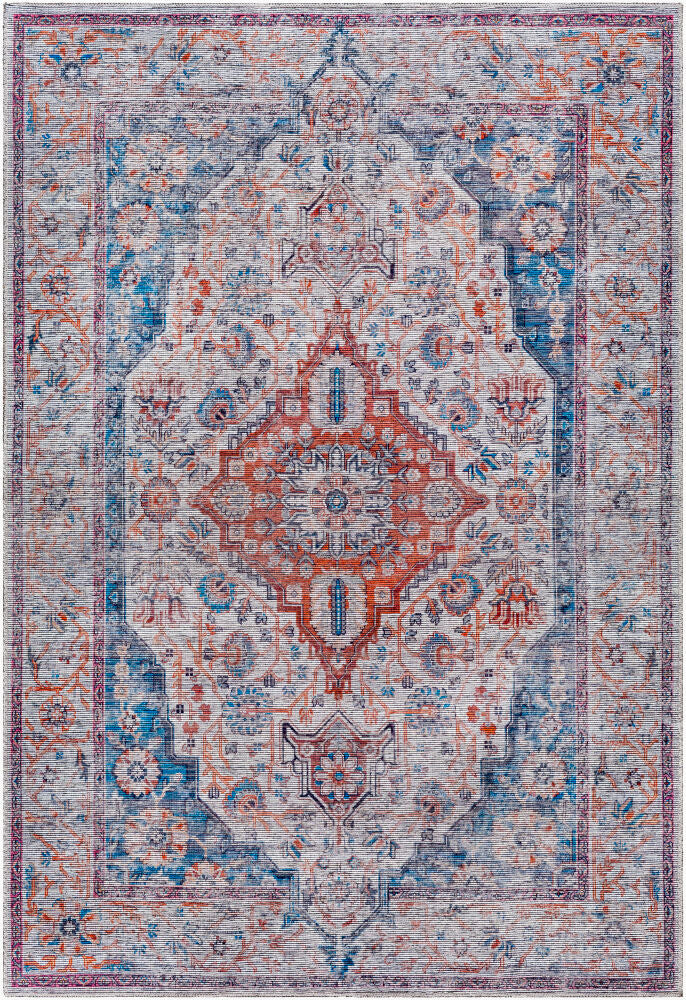 Atlanta Machine Woven Rug — Blue/Navy Livabliss Runner Rug