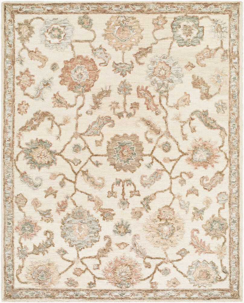 Arnold Handmade Rug — Blush/Brown Livabliss Area Rug
