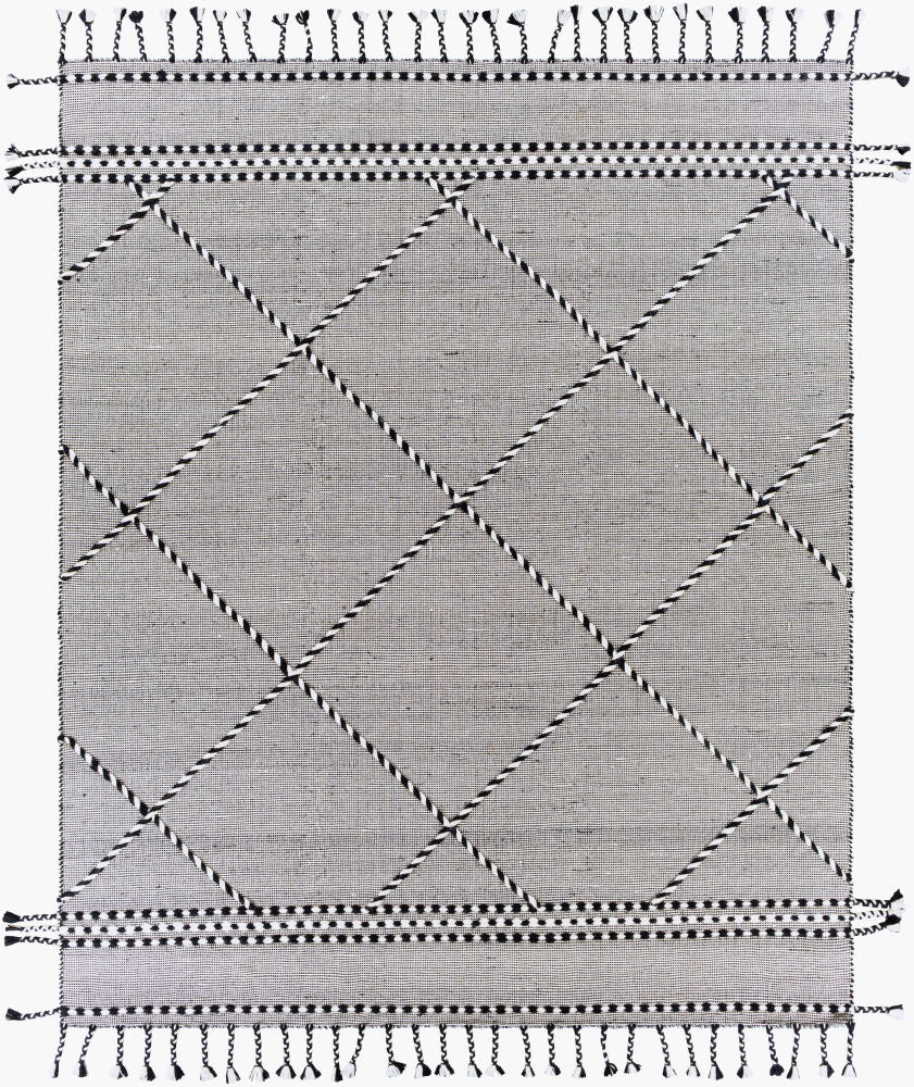 Apache Handmade Rug — Black/Cream Livabliss Area Rug