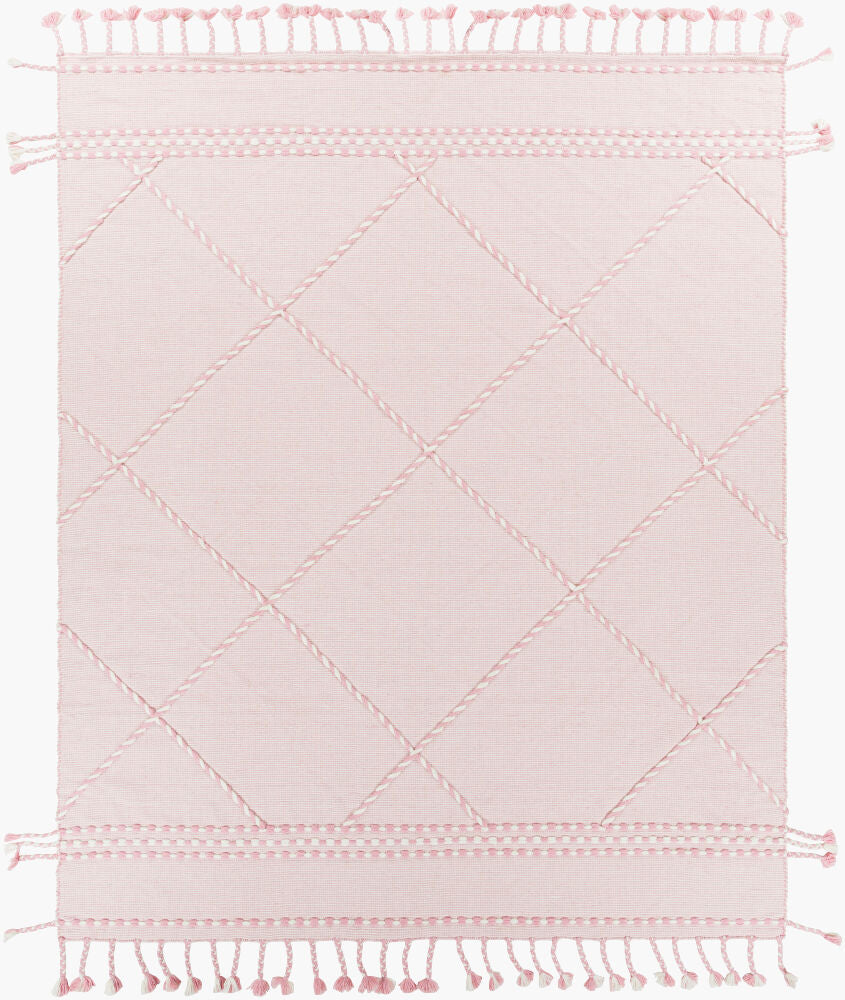 Apache Handmade Rug — Cream/Light Pink Livabliss Area Rug