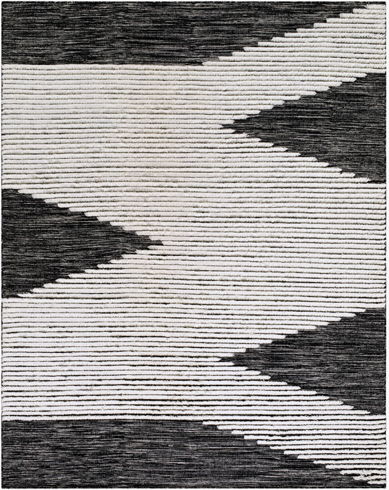 Apache Handmade Rug — Black/Cream Livabliss Area Rug