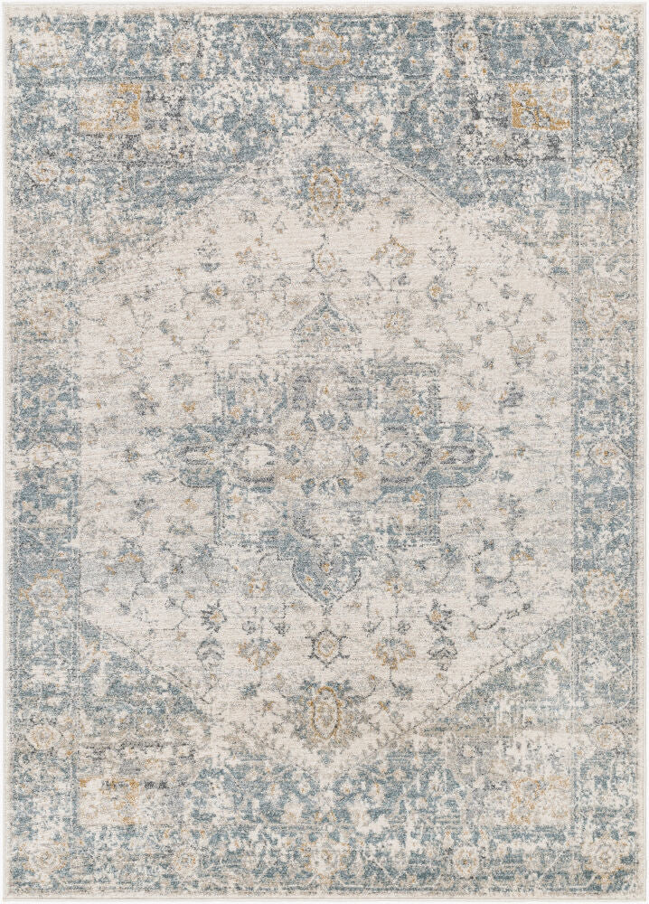 Alpharetta Machine Woven Rug — Amber/Blue