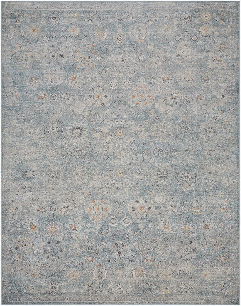 Alpharetta Machine Woven Rug — Amber/Blue Livabliss Area Rug