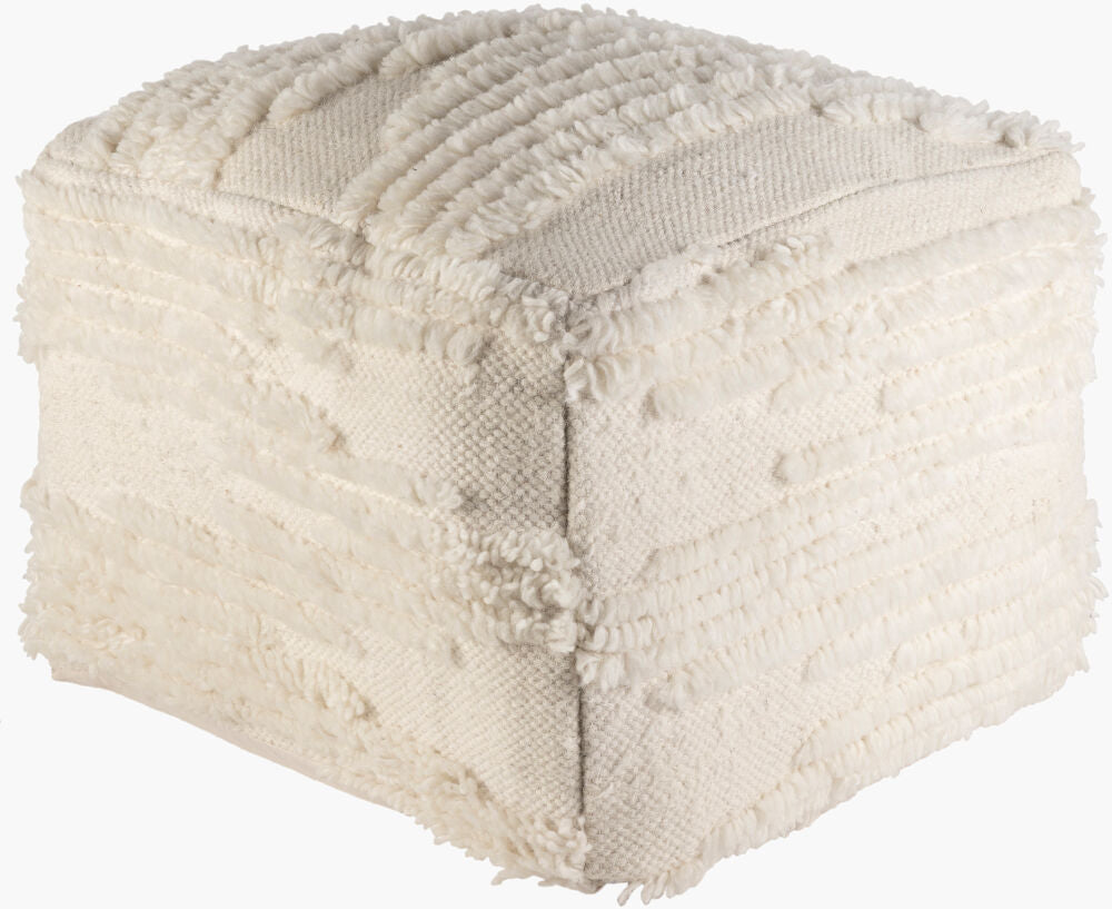 Apache Pouf — Cream Livabliss Pouf